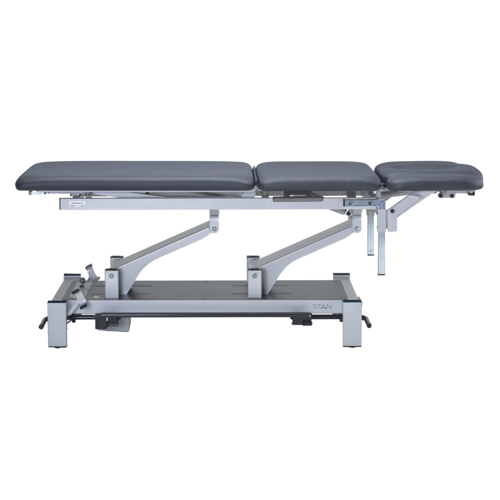 Therapieliege STAN PRO – Elektrische Behandlungsliege, 3-teilig, motorische Dachstellung