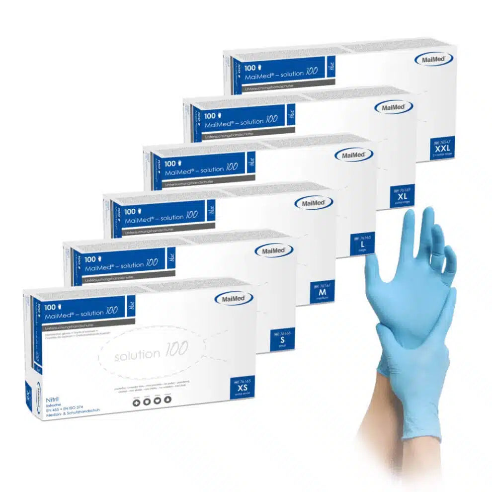Nitril-Einmalhandschuhe solution 100 blue