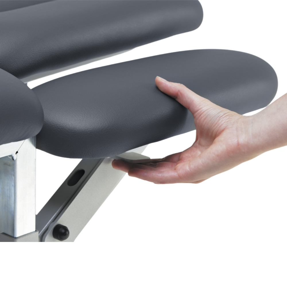 Therapieliege STAN 3 – Behandlungsliege elektrisch mit Handschalter/Fussschalter
