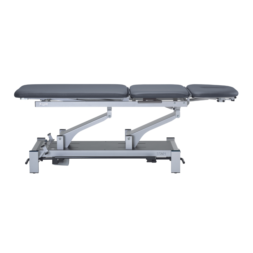 Therapieliege STAN PRO – Elektrische Behandlungsliege, 3-teilig, motorische Dachstellung