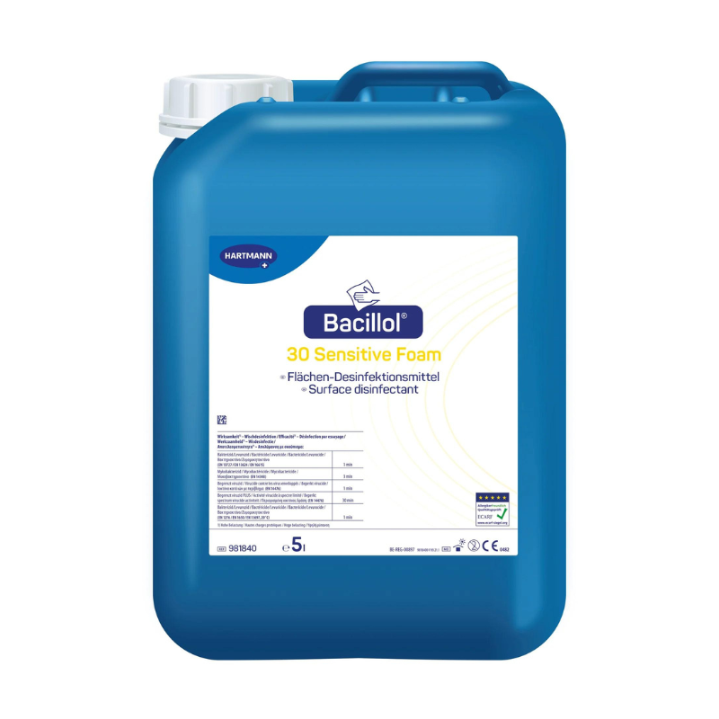 Bacillol 30 Sensitive Foam Flächendesinfektionsmittel 5000 ml Kanister
