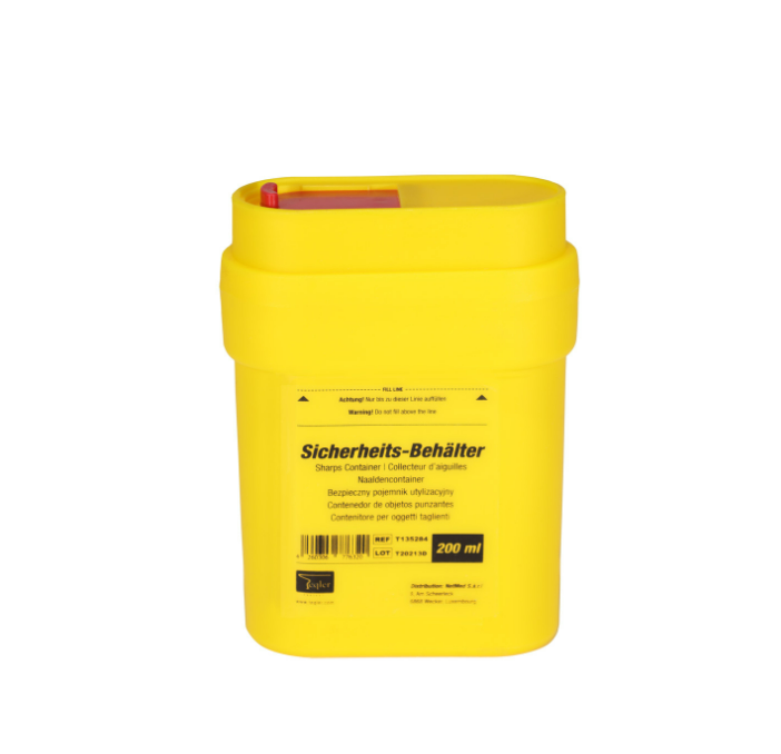 Medizinischer Entsorgungsbehälter (Kanülensammler)